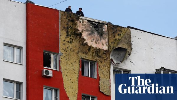 Ukraine launches largest drone attack on Moscow – video