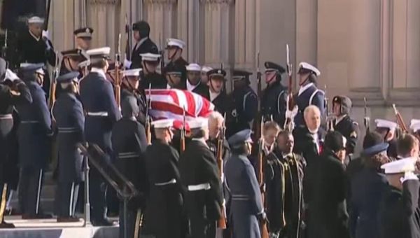 Jimmy Carter buried alongside Rosalynn near beloved willow tree at Plains home