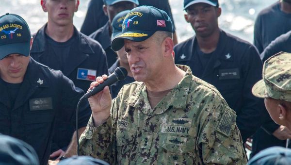 Retired Navy four-star admiral arrested in bribery scheme