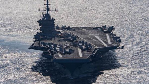 USS Harry S. Truman Loses Aircraft, Tractor Overboard