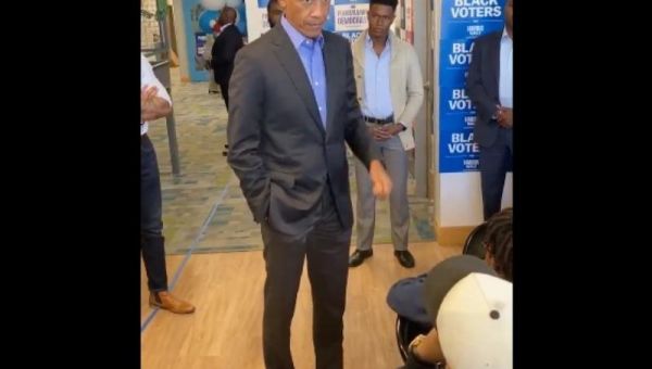 Barack Obama’s racist, crude day appearing on Kamala’s behalf