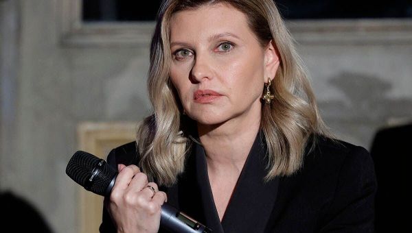 Zelensky’s wife warns of ‘mortal danger’ for Ukraine as £47bn deal is blocked