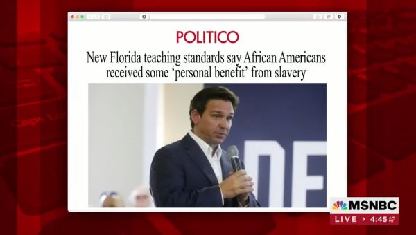Florida Kids Will Be Taught Slaves Learned Skills. So There’s That!