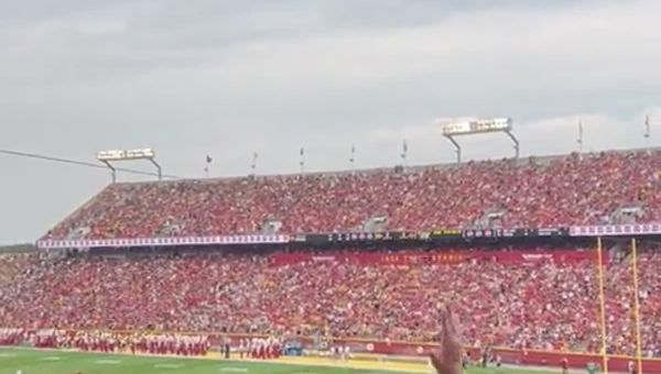 Trump Greeted With Boos And Middle Finger Salutes At Iowa Game