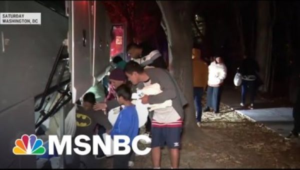 Monster Gregg Abbott Buses Migrants To DC