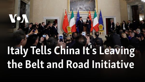 Italy Tells China It’s Leaving the Belt and Road Initiative