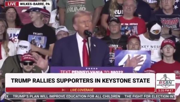 Aging Old Narcissist Says He’s ‘Much Better Looking’ Than Kamala