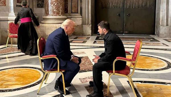 Trump reflects on ‘moment of solace’ with Zelenskyy at Pope Francis’ funeral