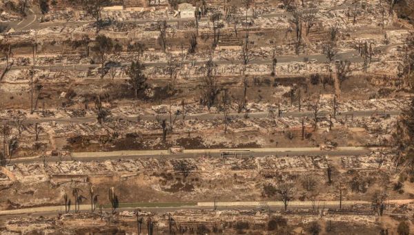 A week after L.A. firestorms began, the threat continues as the unprecedented losses sink in