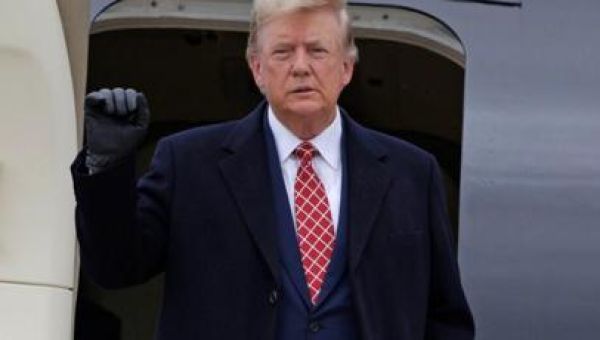 Donald Trump feels ‘at home’ as he lands in Scotland