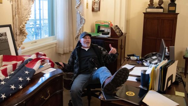 Man Who Propped Foot On Nancy Pelosi's Desk Learns His Fate