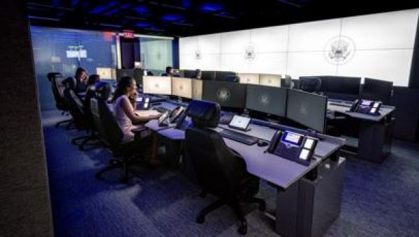 A rare look inside the brand new White House Situation Room
