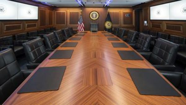 Situation room makeover includes cutting-edge tech, mahogany