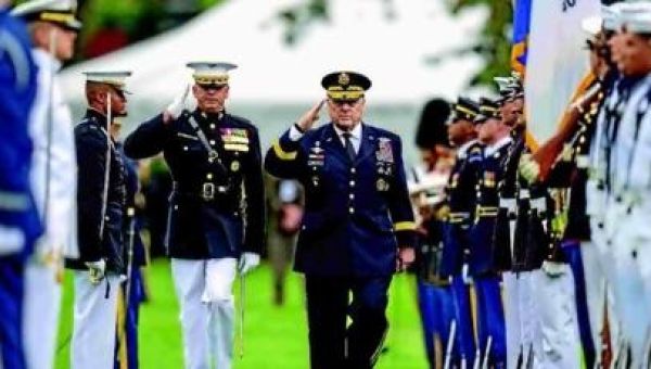 Milley swipes at former president