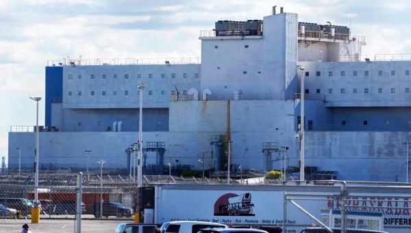 See photos of the last prison ship still operating in the US. The 5-story vessel is slated to close this week.