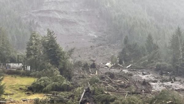 Search continues for the missing after landslide leaves 3 dead in Alaska fishing community