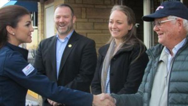 Florida First Lady Casey DeSantis visits Muscatine to encourage support for her husband’s presidential bid