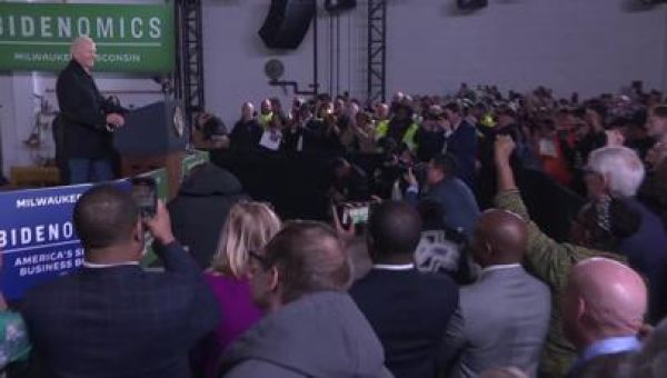 President Biden visits Wisconsin; Sen. Ron Johnson reacts to his arrival