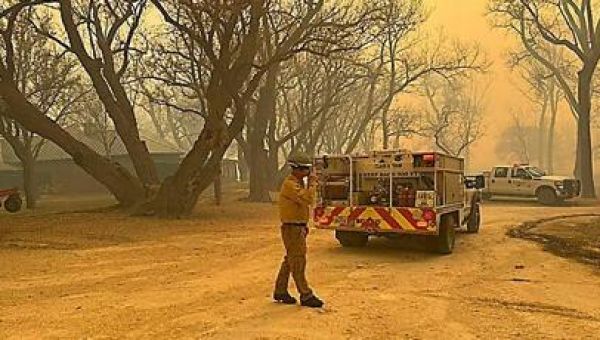 Wildfire grows into 2nd-largest in Texas history