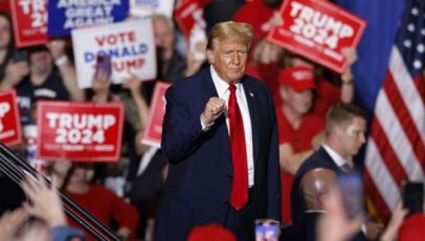 At Greensboro rally, Trump attacks Biden and pledges to ‘never let them silence you’