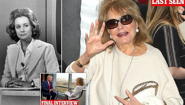 Barbara Walters ‘passed away peacefully’ at her New York home