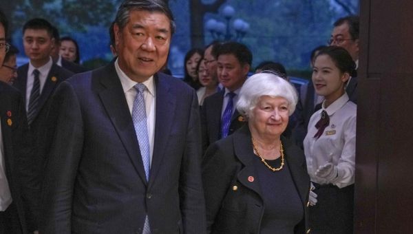 US and China plan talks on economics, including manufacturing ‘overcapacity’ issue, Yellen says