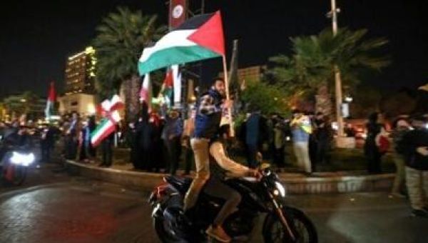 Thousands gather in Iran in show of support for attack on Israel