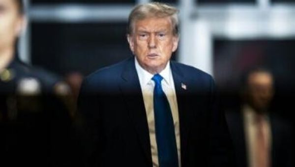 Man self-immolates outside Trump trial as jury selected