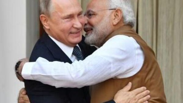 India’s Modi hugs Putin on first Russia visit since Ukraine offensive