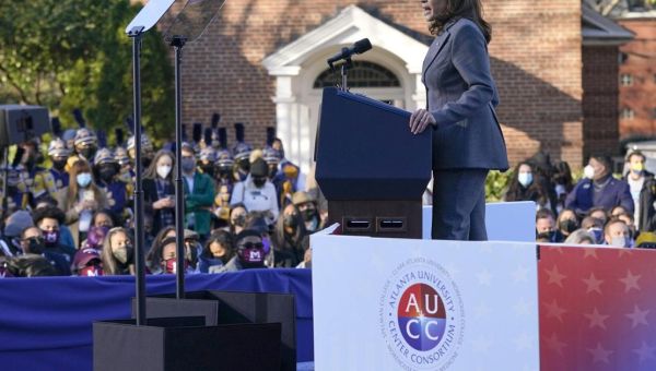 The Latest: Project 2025’s director steps down and Trump says Harris ‘doesn’t like Jewish people’