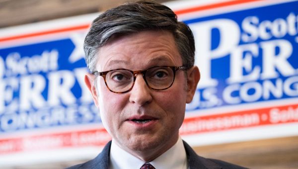 Speaker Johnson Skirts Around Trump’s Arnold Palmer Penis Remarks