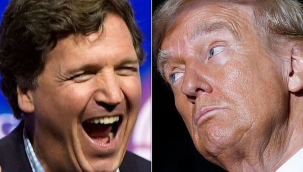 Tucker Carlson Creeps Everyone Out With Trump ‘Bad Little Girl’ Spanking Fantasy