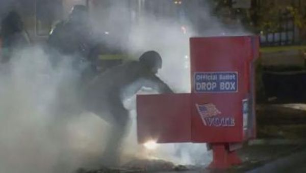 Incendiary device damages hundreds of ballots in Vancouver, WA, drop box