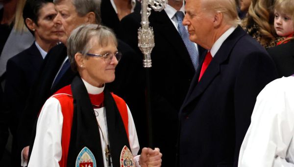 ‘Not Going to Apologize’: Bishop Who Confronted Trump Speaks Out