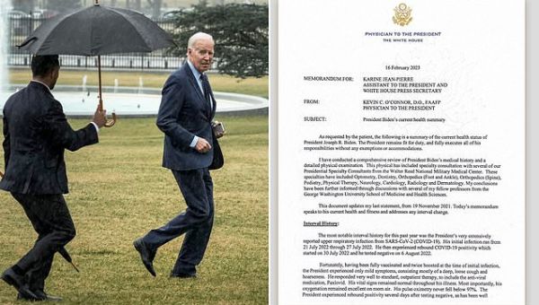 Doctor: Biden is a ‘healthy’ and ‘vigorous’ 80-year-old fit for office