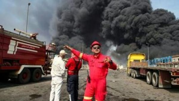 Iran’s president visits site of port blast that killed 28