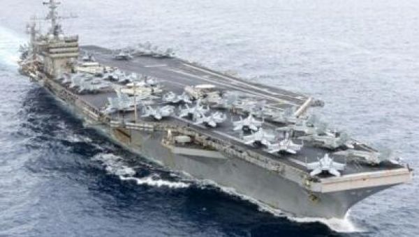 Second plane falls off US aircraft carrier in 10 days