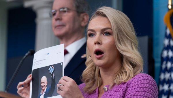 White House Blasts Amazon For ‘Hostile And Political Act’ Amid Tariff Confusion