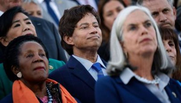 Lone Democrat's Trump impeachment push blindsides party
