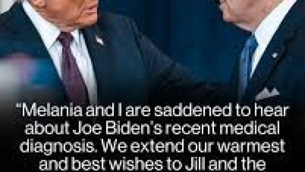 President Trump Releases Statement on Biden Cancer Diagnosis
