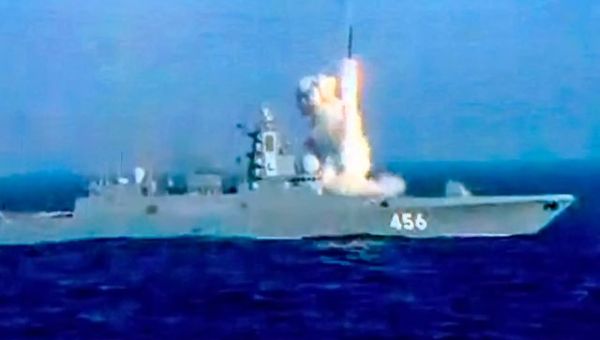 Russian navy warship carrying hypersonic missiles conducts drills in English Channel, state media says