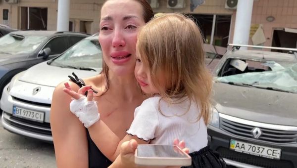 Parents dive on disabled children to save them from Russian hospital attack