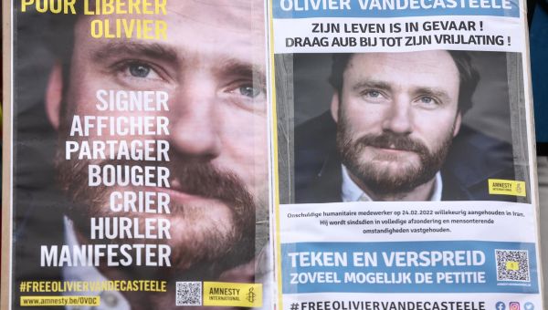Iran frees Belgian humanitarian worker Olivier Vandecasteele