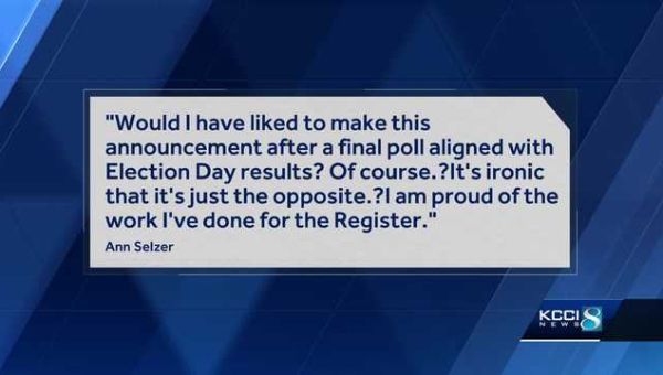 Veteran pollster J. Ann Selzer ends contract with Iowa Poll