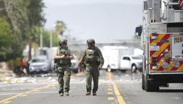 Palm Springs Explosion Press Conference: 'Make No Mistake: This Was an Intentional Act of Terrorism'