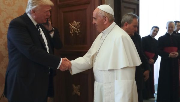 Trump draws criticism with AI image of himself as the pope ahead of the papal conclave