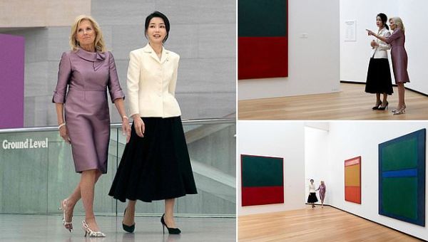 Jill Biden, South Korea’s Kim Keon-hee get tour of Rothko collection