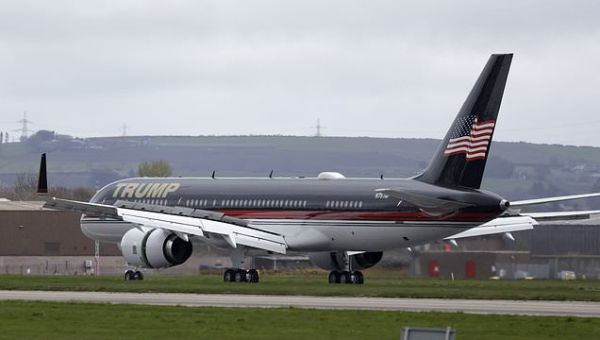 Trump touches down in Scotland: Former President arrives in Aberdeen