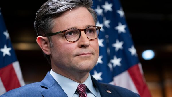 House Speaker Johnson says Republicans are united. It’s good he has a sense of humor.