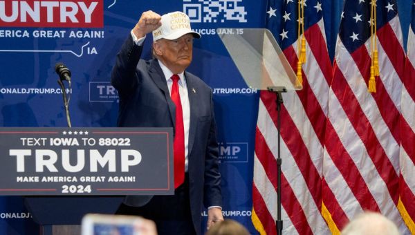 Trump urges Iowans to caucus: ‘Even if you vote and then pass away, it’s worth it’